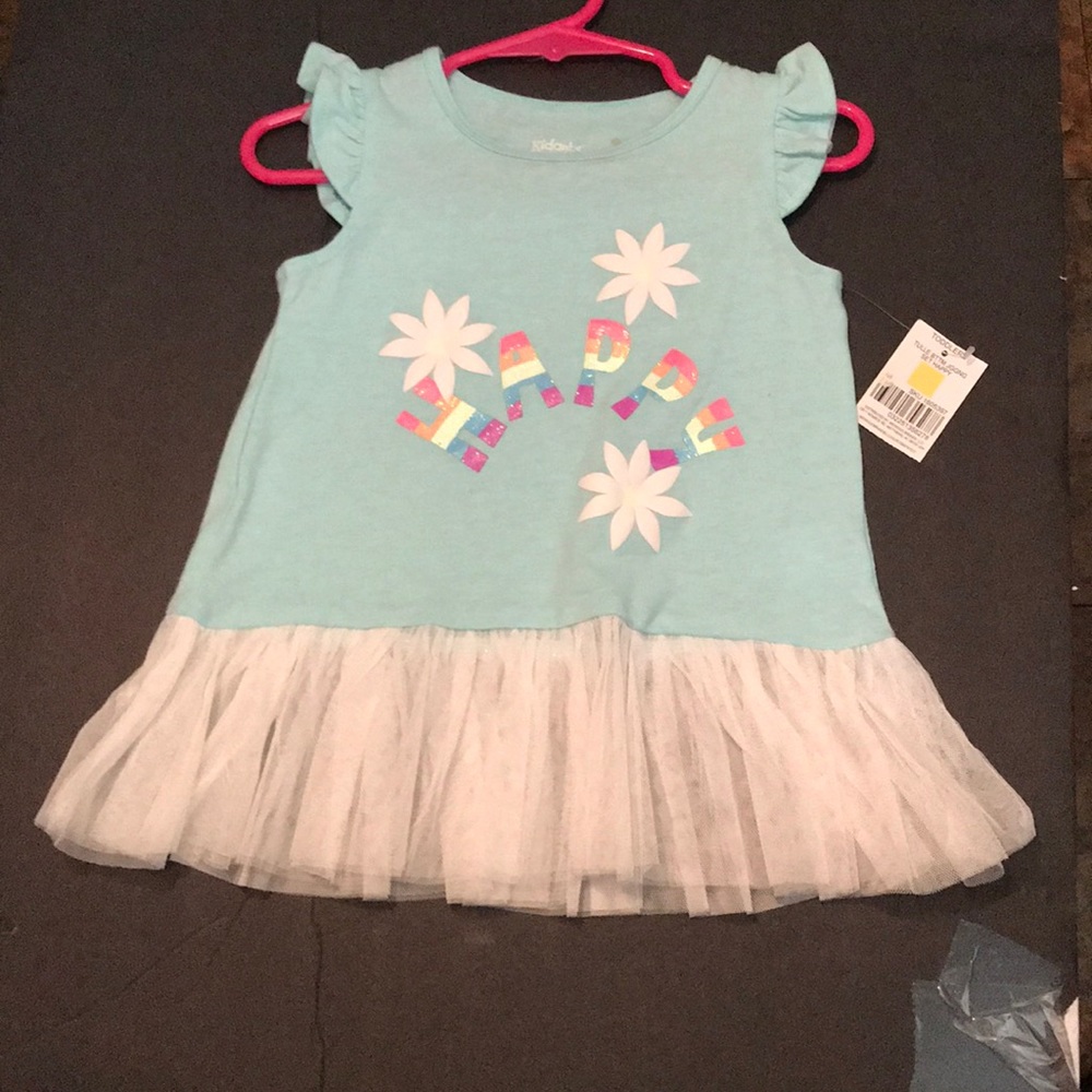 Kidgets 2t toddlers tulle bttm happy #1-1